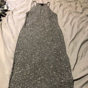 Grey midi dress